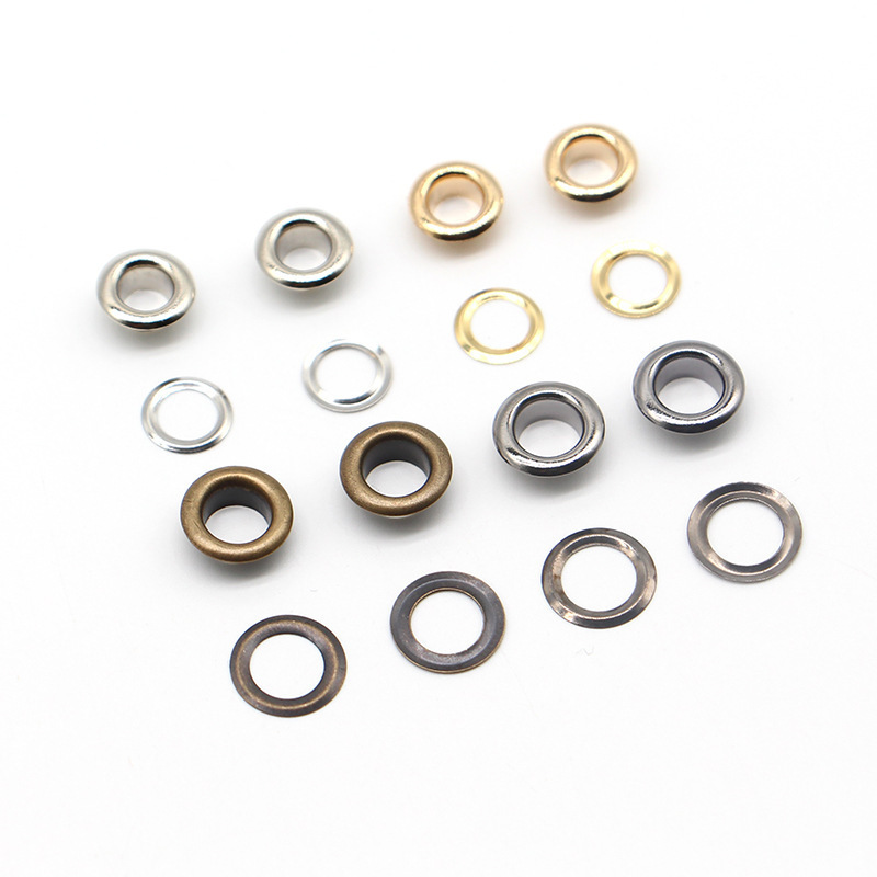 Custom Logo Factory Supply Different Size Metal Eyelets Brass Stainless Steel Metal Grommet Garment Eyelet