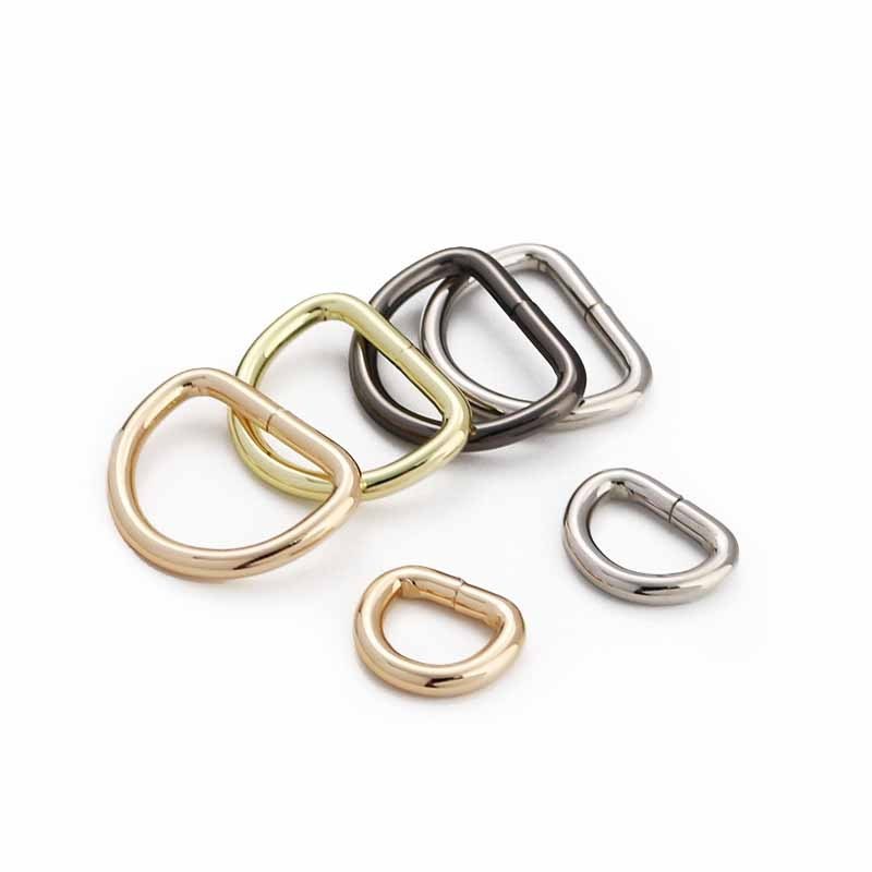 Wholesale High Quality Custom Handbag Hardware Metal Bag Accessories Buckle End Purse Feet Locks D Ring Swivel Hook