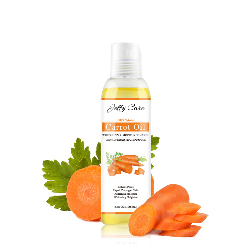 OEM Private label Natural Plant Extract Skin Firming and Tightening Anti Cellulite Body Essence Oil Carrot Massage Oil for women