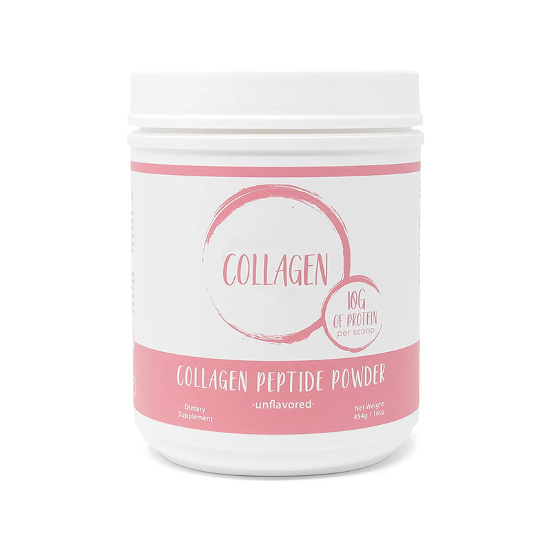 OEM Collagen powder Unflavored Collagen Peptide Powder - Grass-Fed, Pasture Raised Hydrolyzed Collagen Protein Supplement