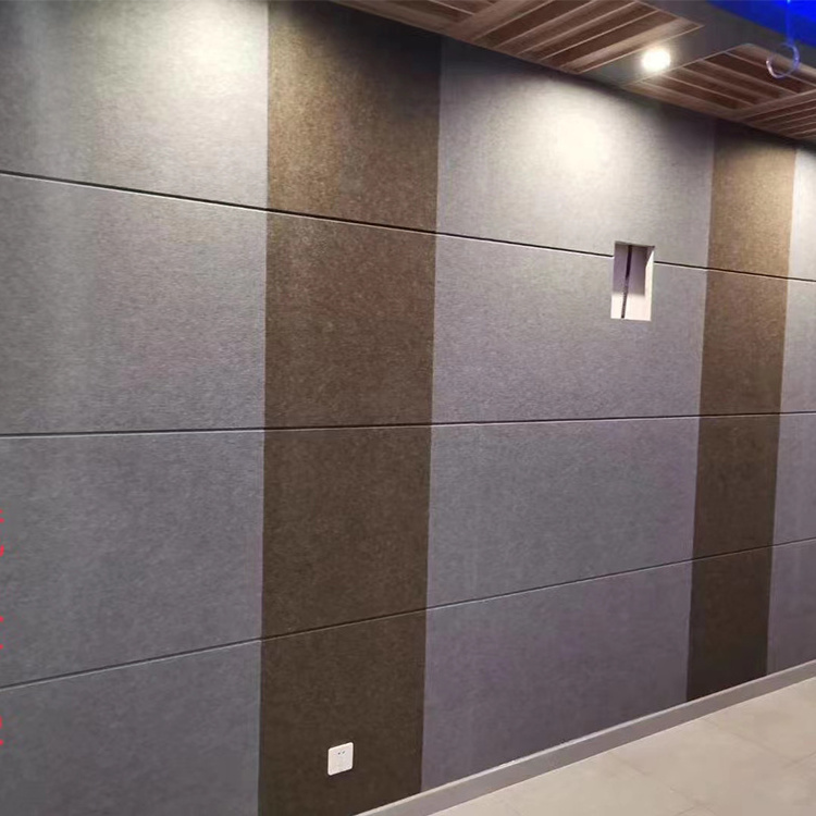 Polyester Fiber Acoustic Panels Wall Panels Manufacture 20mm 25mm Acoustical Ceiling Panel