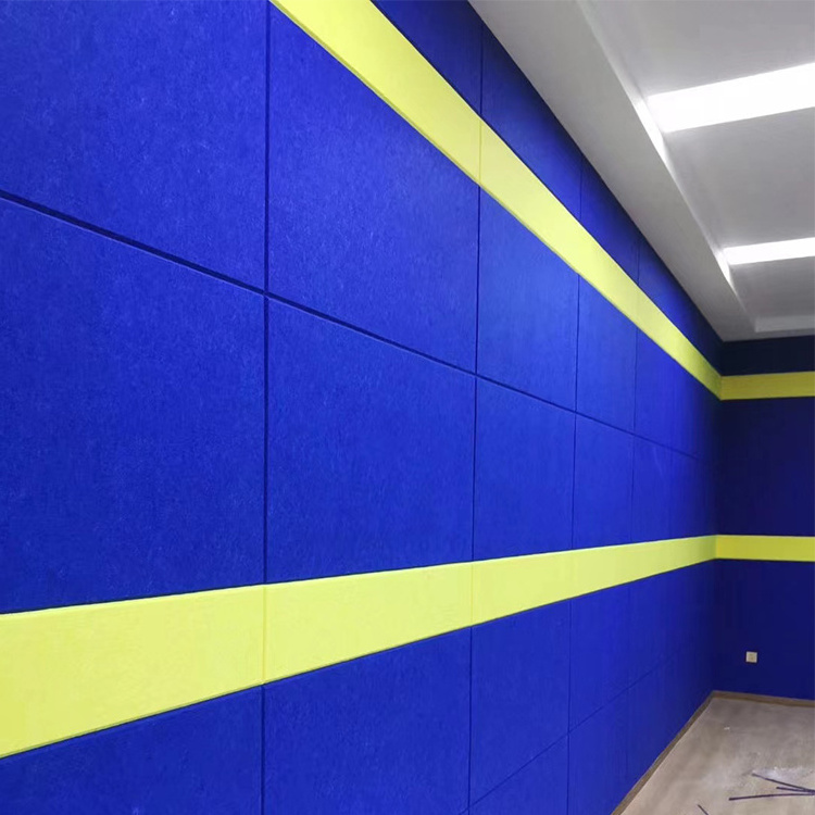 Polyester Fiber Acoustic Panels Wall Panels Manufacture 20mm 25mm Acoustical Ceiling Panel