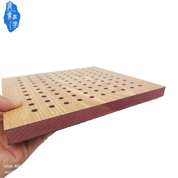 Jingxiang Sound Absorbing Panel Micro Perforated Acoustic Gym Wood Wall Panels Acoustic Panels