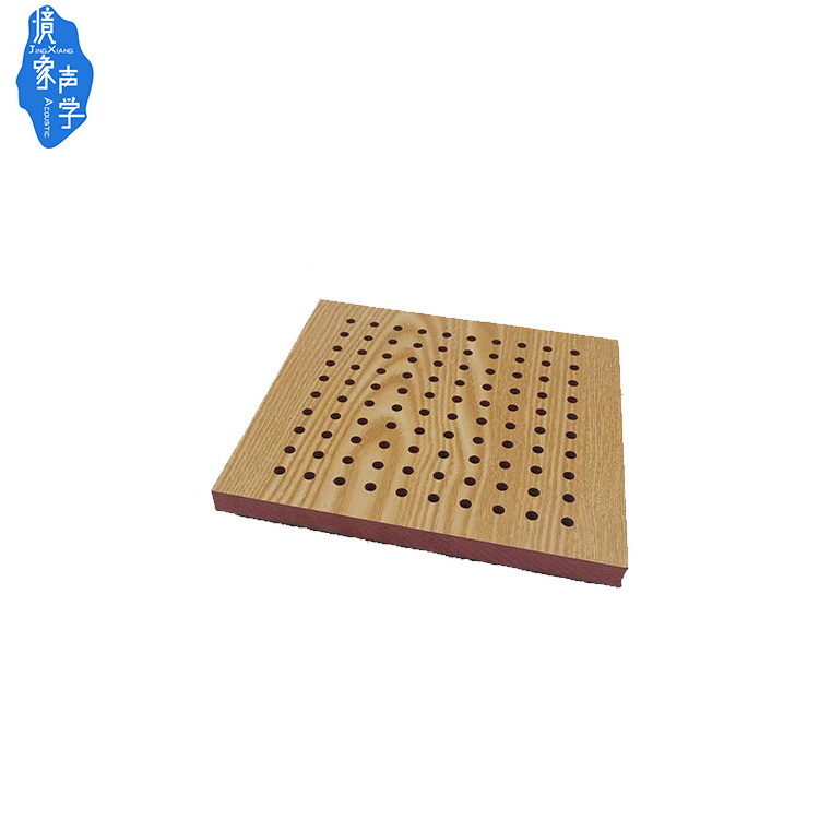 Jingxiang Sound Absorbing Panel Micro Perforated Acoustic Gym Wood Wall Panels Acoustic Panels