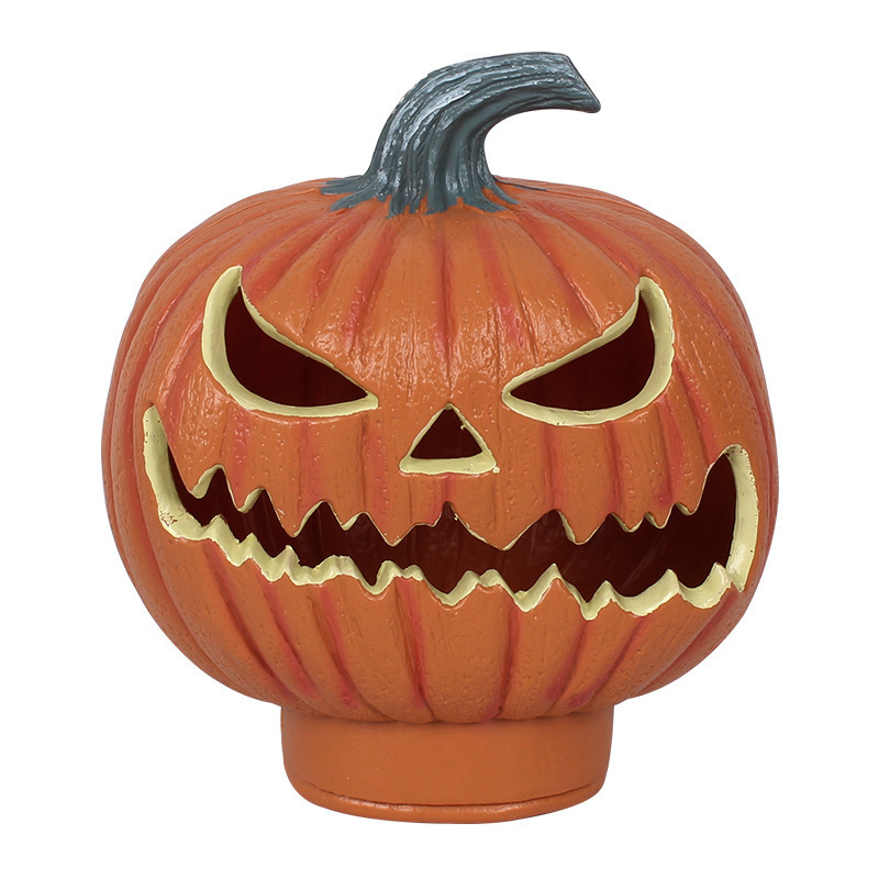 Pumpkin lanterns carry Halloween candy buckets light up children's pumpkin bucket scenes and decorate props