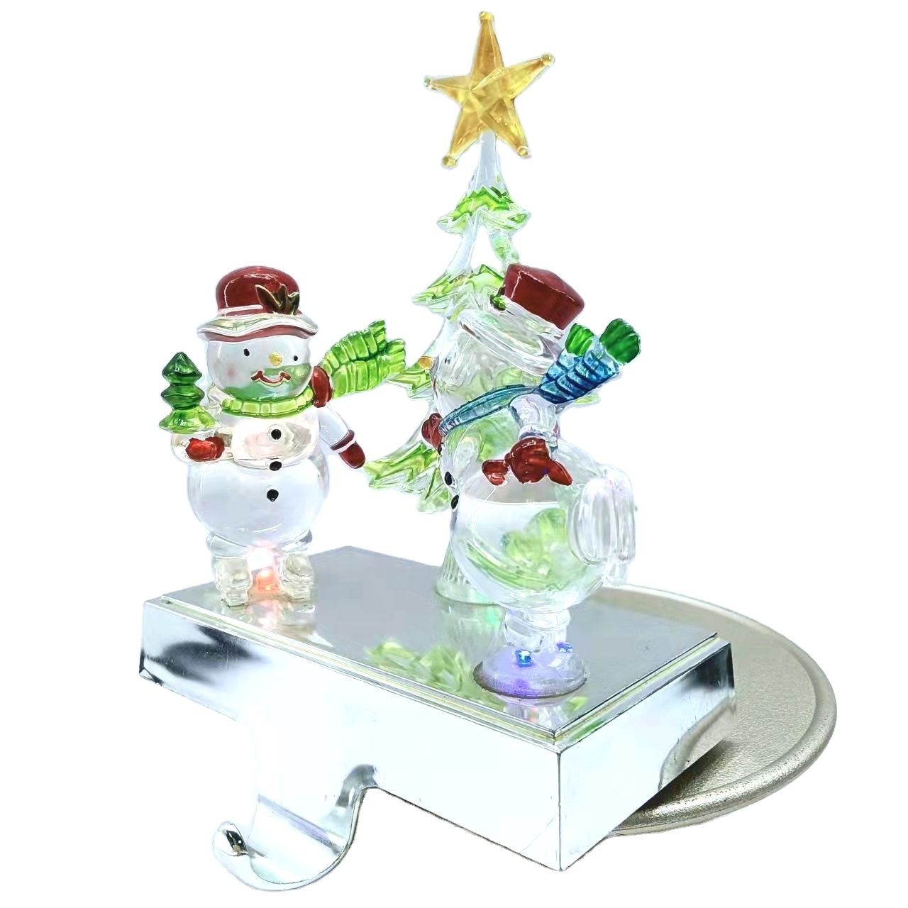 Christmas Decoration Supplies Metal Stand Christmas Stocking Hanger Christmas Tree Stocking Holder