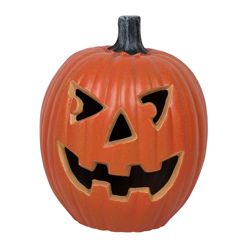 Pumpkin lanterns carry Halloween candy buckets light up children's pumpkin bucket scenes and decorate props