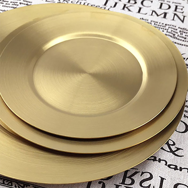 Stainless steel Bone serving plate for home restaurant  food metal tray homeware