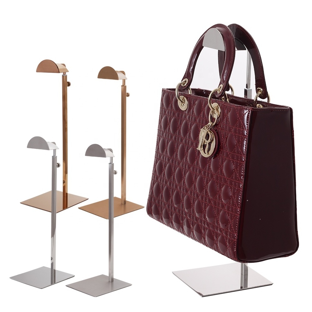 Hand Bag Display Holder Stand Hanging Rack Women Purse Handbag Display Holder Stand for Retail Shop