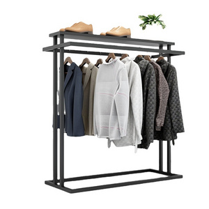 China Factory Custom Clothing Display Stand Cloth Rack Gondola cloth display shelf Garment Display Rack