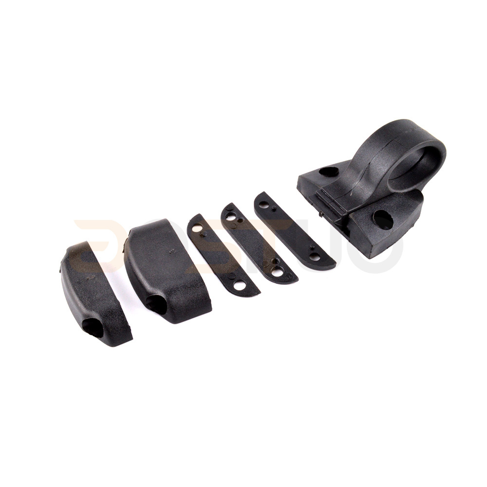 Plastic Black Pull Ring Spring Bounce Door Bolt Aluminum Alloy Self Closing Automatic Latch Window Gate Latch Lock