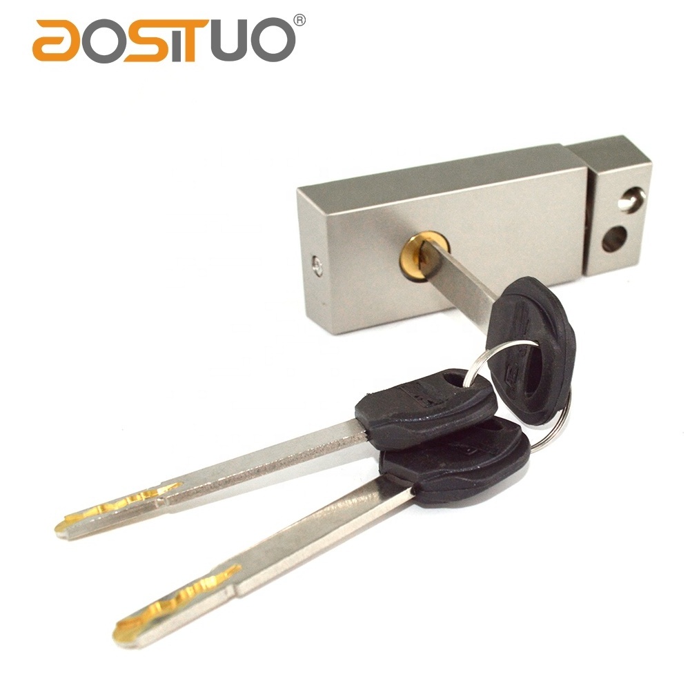 Hot sale security door rim lock aluminium frame rim lock sliding  bolt gate lock