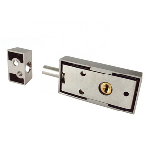 Hot sale security door rim lock aluminium frame rim lock sliding  bolt gate lock