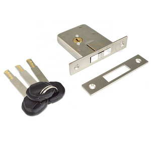 High quality brass cylinder Safety hook lock aluminium sliding door steel door lock security door latch