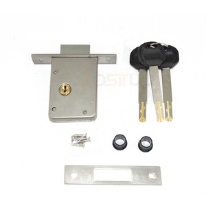 Hidden door lock Safety Dead bolt lock aluminium sliding door profile lock with keys