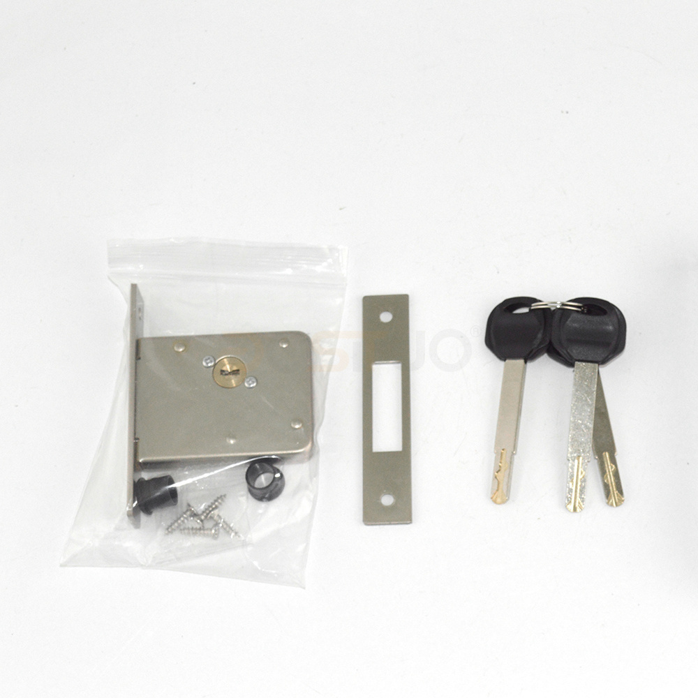 Hidden door lock Safety Dead bolt lock aluminium sliding door profile lock with keys