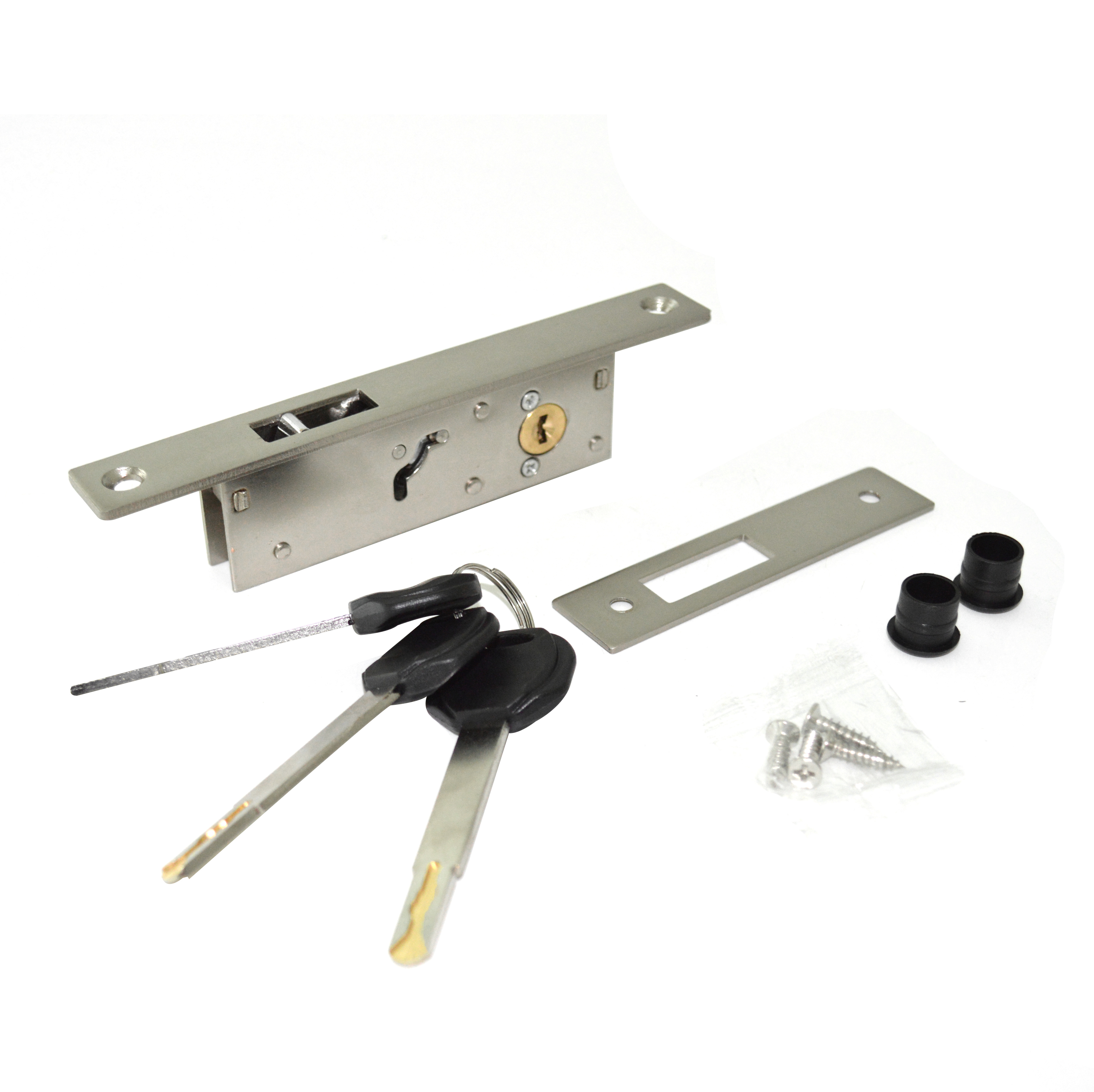 High Security Aluminum Profile Mortise Door Lock Body Security Door Bolt Lock