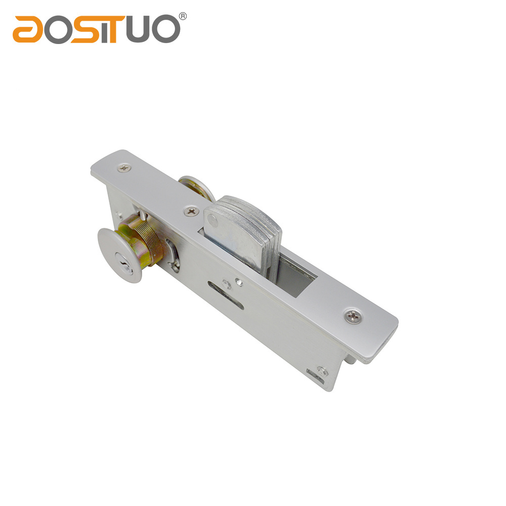 High quality Iron Door Lock Double Side Opening With Brass Keys Customized Color Safe Door Latch