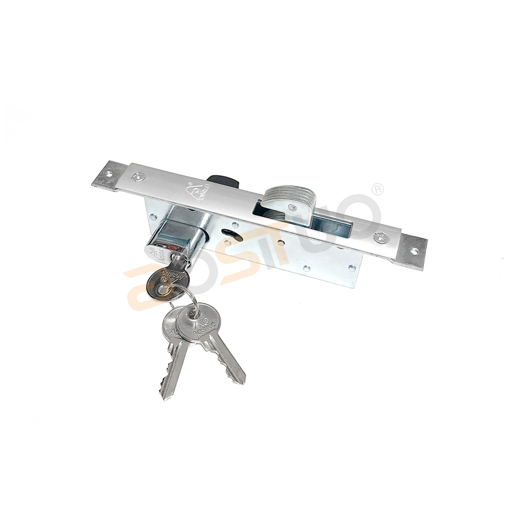 Factory  window and door hardware mico door lock sliding mortise security glass door lock with single key opening