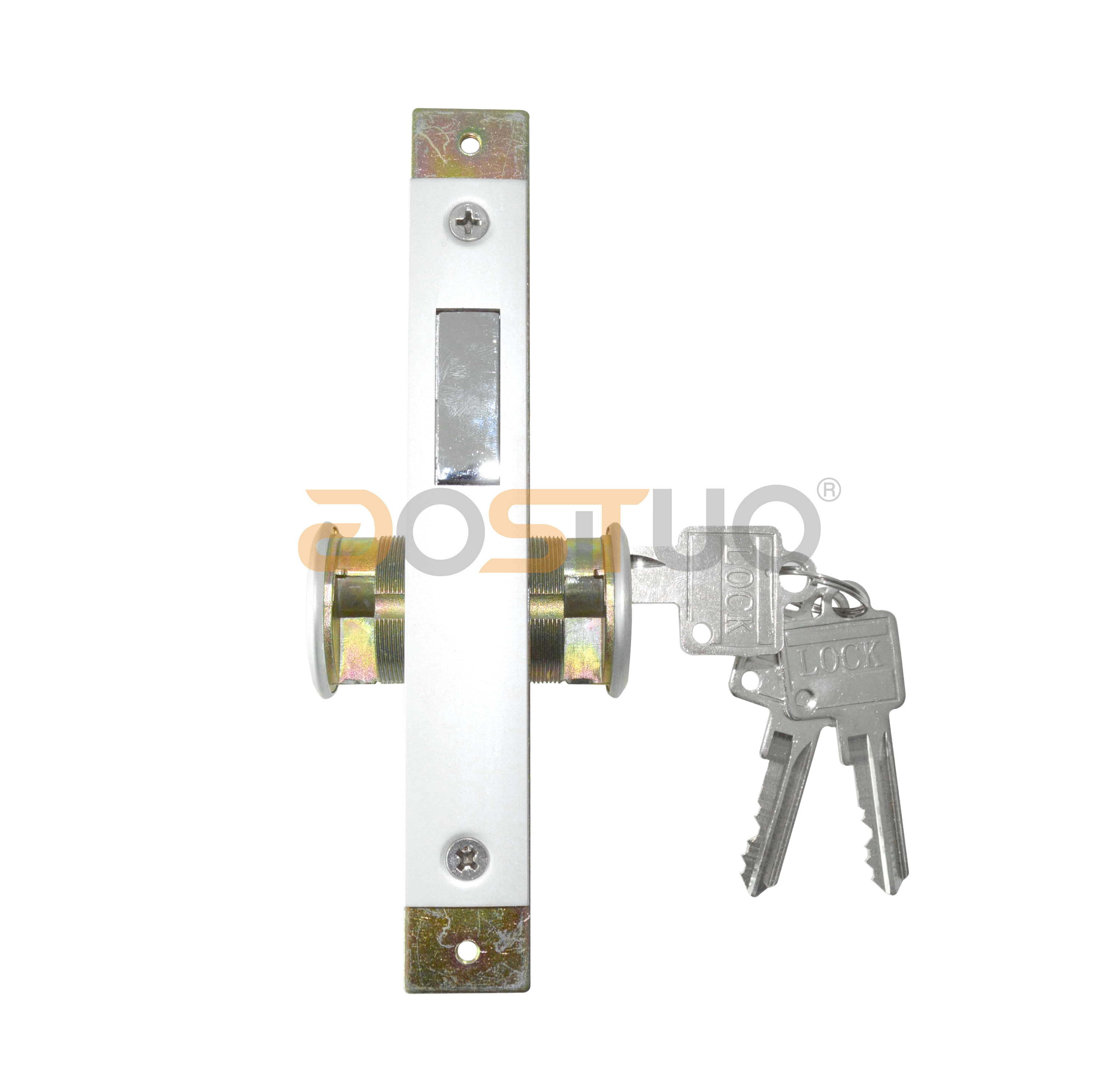 Brazil Colombia Argentina aluminum double opening sliding profile glass door lock kfc floor lock framed gate lock with