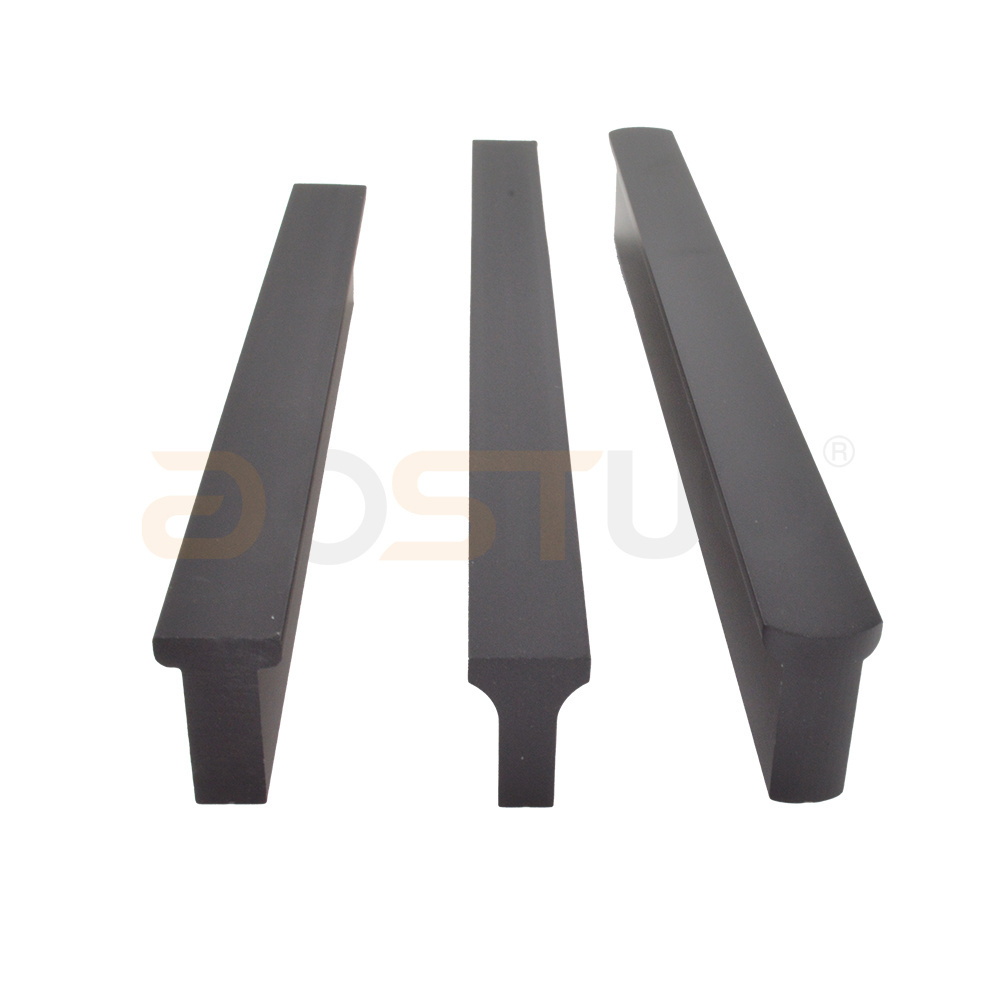 Kitchen Cabinet Drawer Aluminium Profile Furniture Pull Black Cupboard Furniture Handles