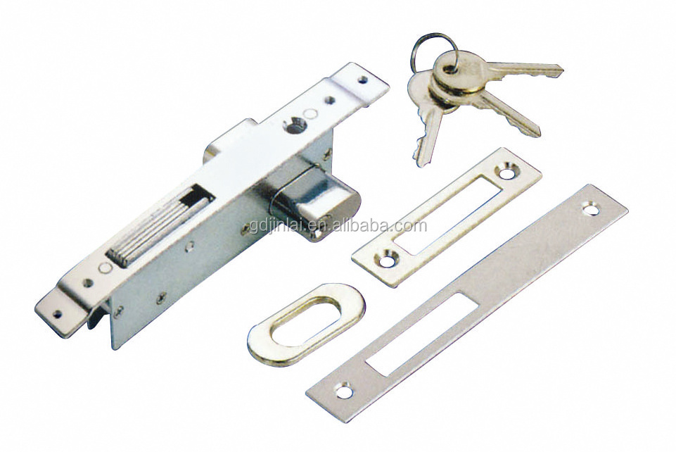 Hidden Door Lock/locks for Sliding Aluminum Doors Iron Zinc Lock Frame High Grade ISO9001:2008 41054T Aosituo