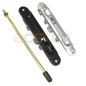 Door and window accessories flush bolt/window lock Zinc material black door lock flush bolt