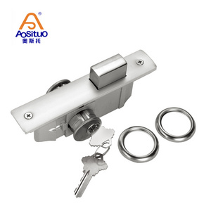 professional design aluminum sliding door lock double sided lock