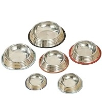 Factory Wholesale Small Stainless Steel Pet Bowl Anti-Slip Rubber Cat Slow Food Bowl Automatic Feeders for Dogs and Cats