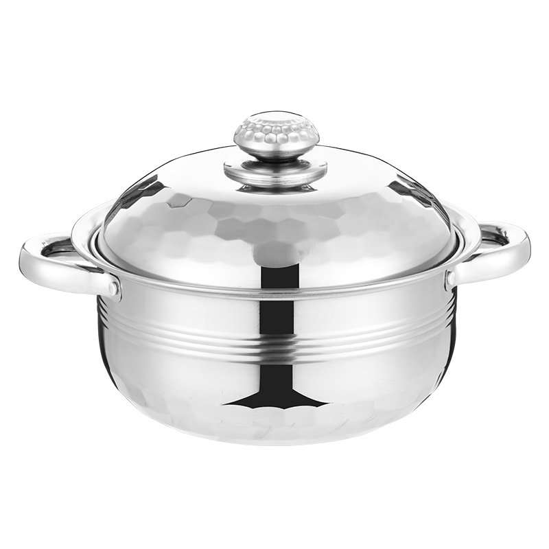 JINQILIN fashion stainless steel  food safety cookware set cooking soup milk hot pots saucepan casserole