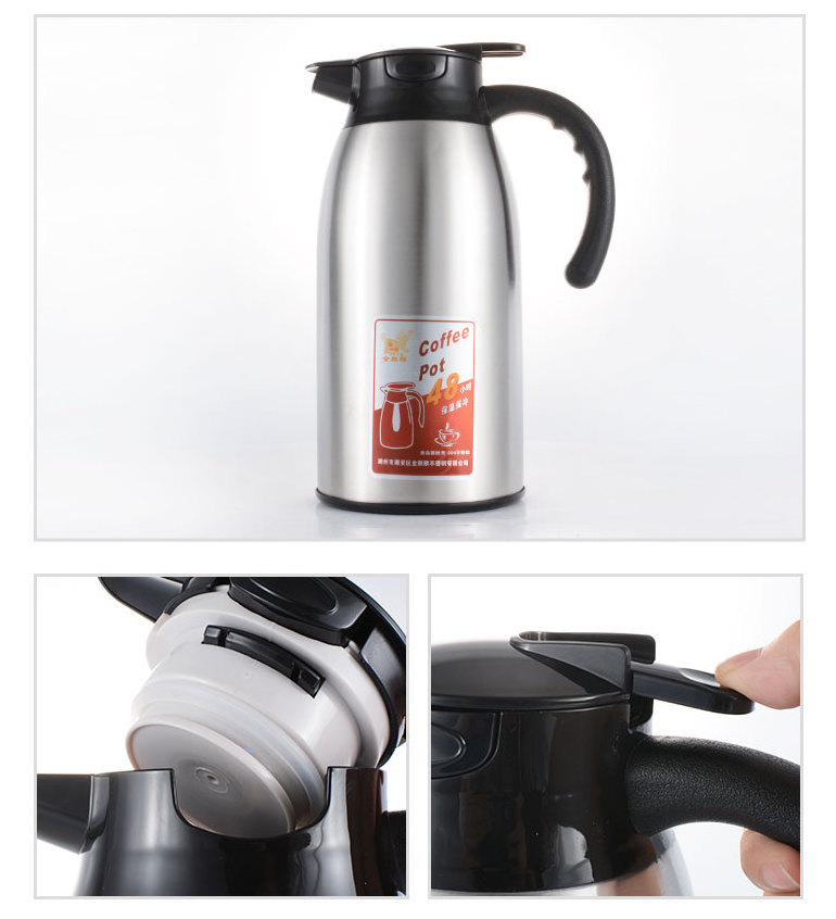 hot selling vacuum high capacity coffee thermos flask with low price