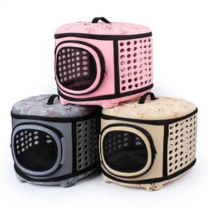 Portable Airline Durable Plastic Pet Travel Carrier  Pet Transport Box For Small Animals