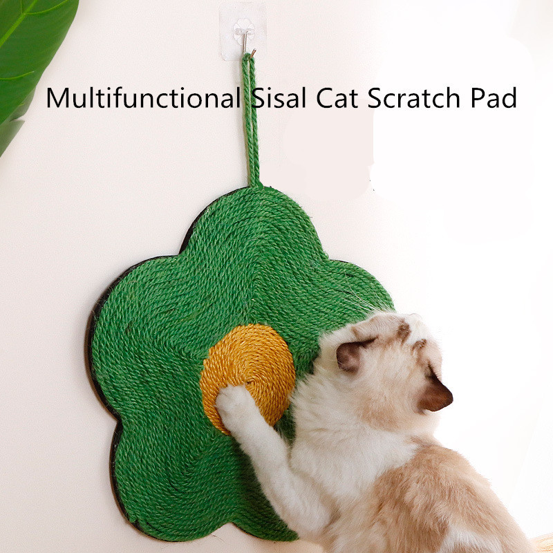 Customizable Cat Scratching Mat Paper Sustainable Made Velvet Leather Wool Linen Carton Box Sisal Cat Tree for Large Cats 100pcs