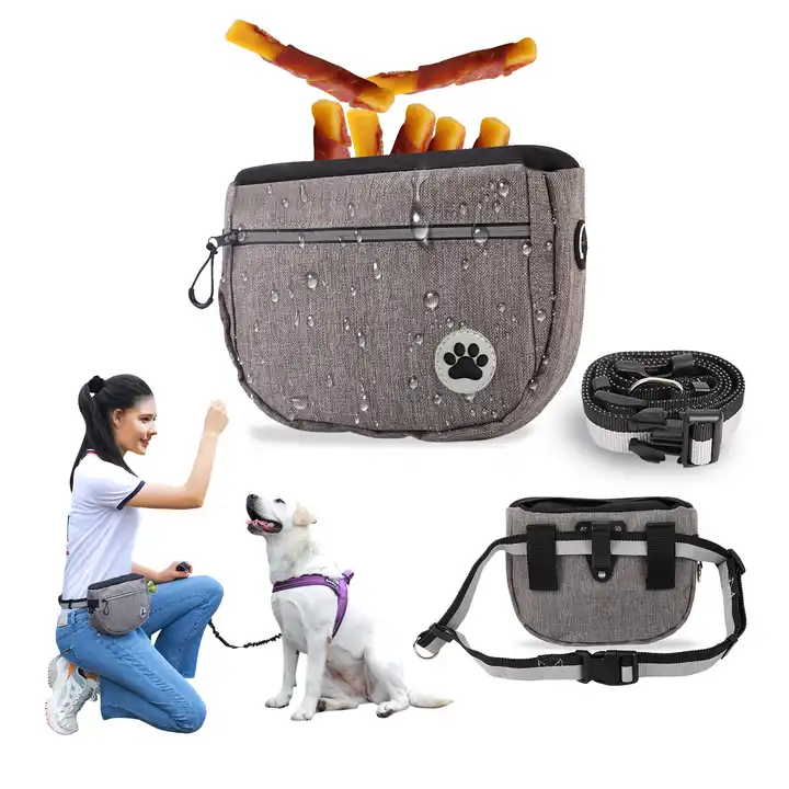 Multifunctional OutdoorTravel Dog Training Pouch Bag Dog Treat Bag  Casual Waist Bag