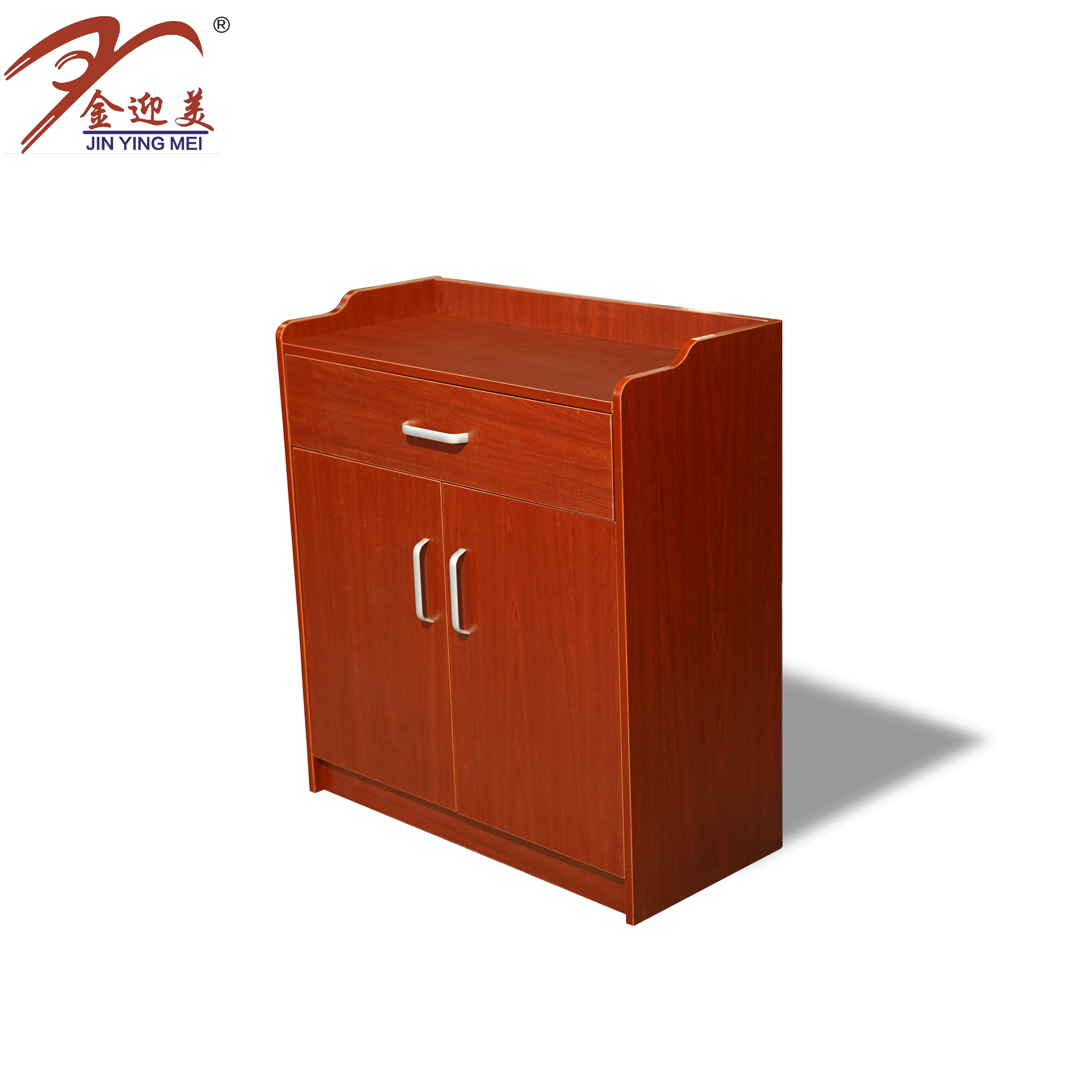 Wood Cherry Craft Storage Units Cabinet Modern Small Living Room Storage Cabinet