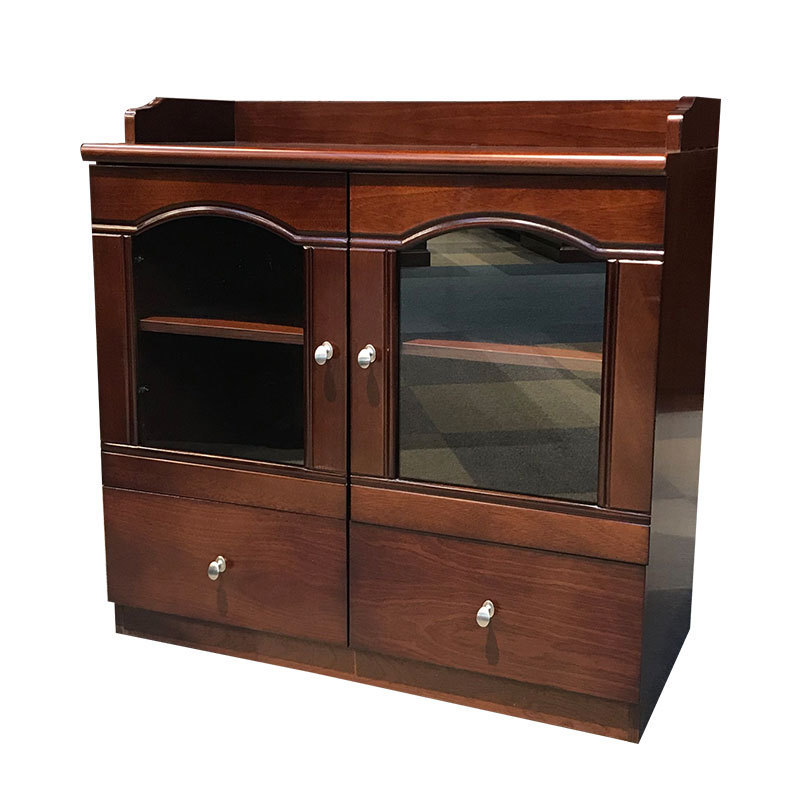 Traditional Office Furniture Tea Cabinet Drawers MDF Wood Storage Cabinets