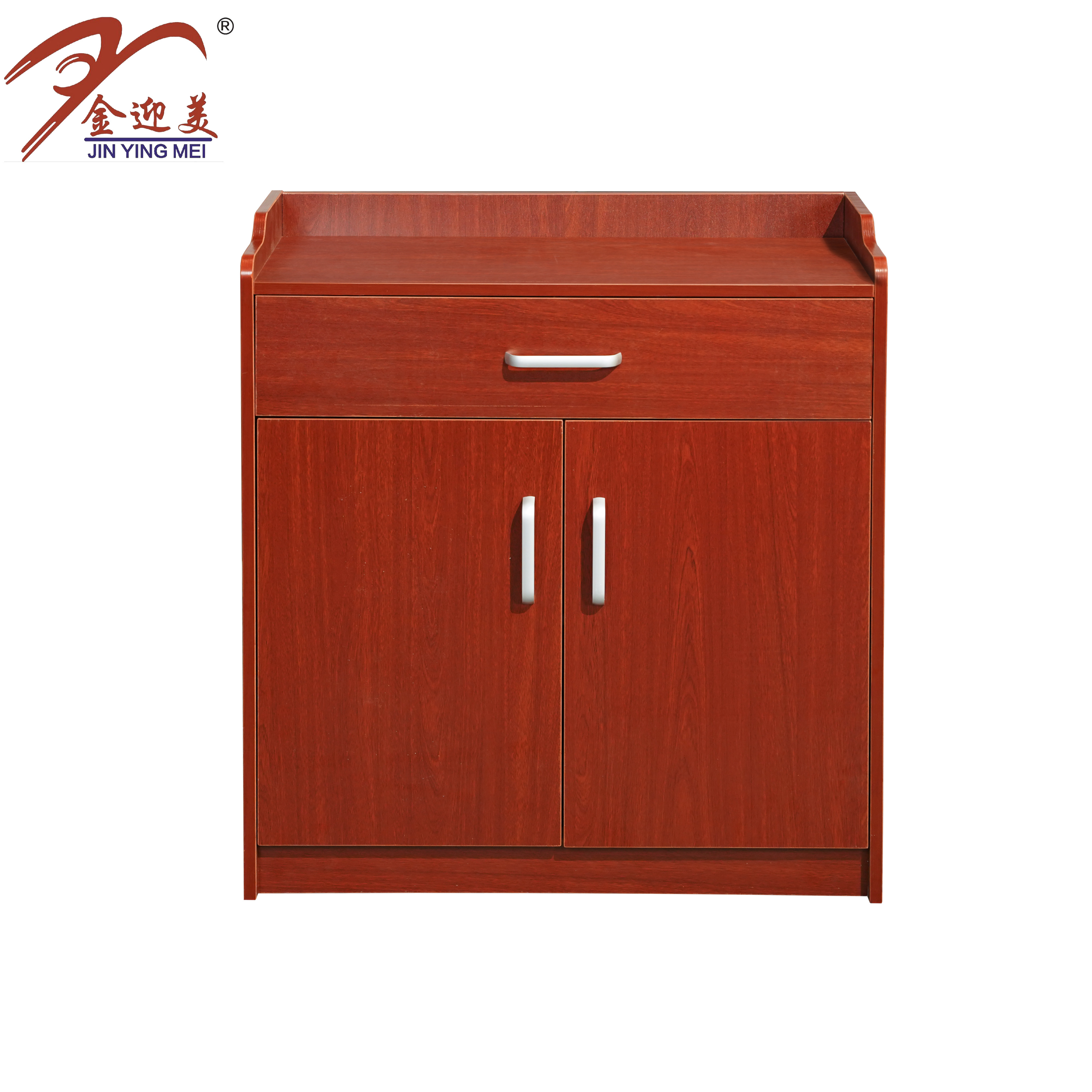 Wood Cherry Craft Storage Units Cabinet Modern Small Living Room Storage Cabinet