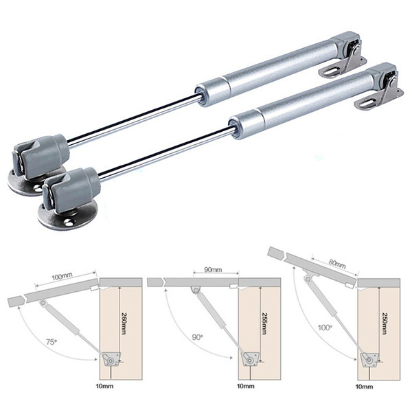 Lift Hydraulic Gas Strut Lid Stay Support Cabinet Door Hinge Open Close 40/60/80/100/120/150N