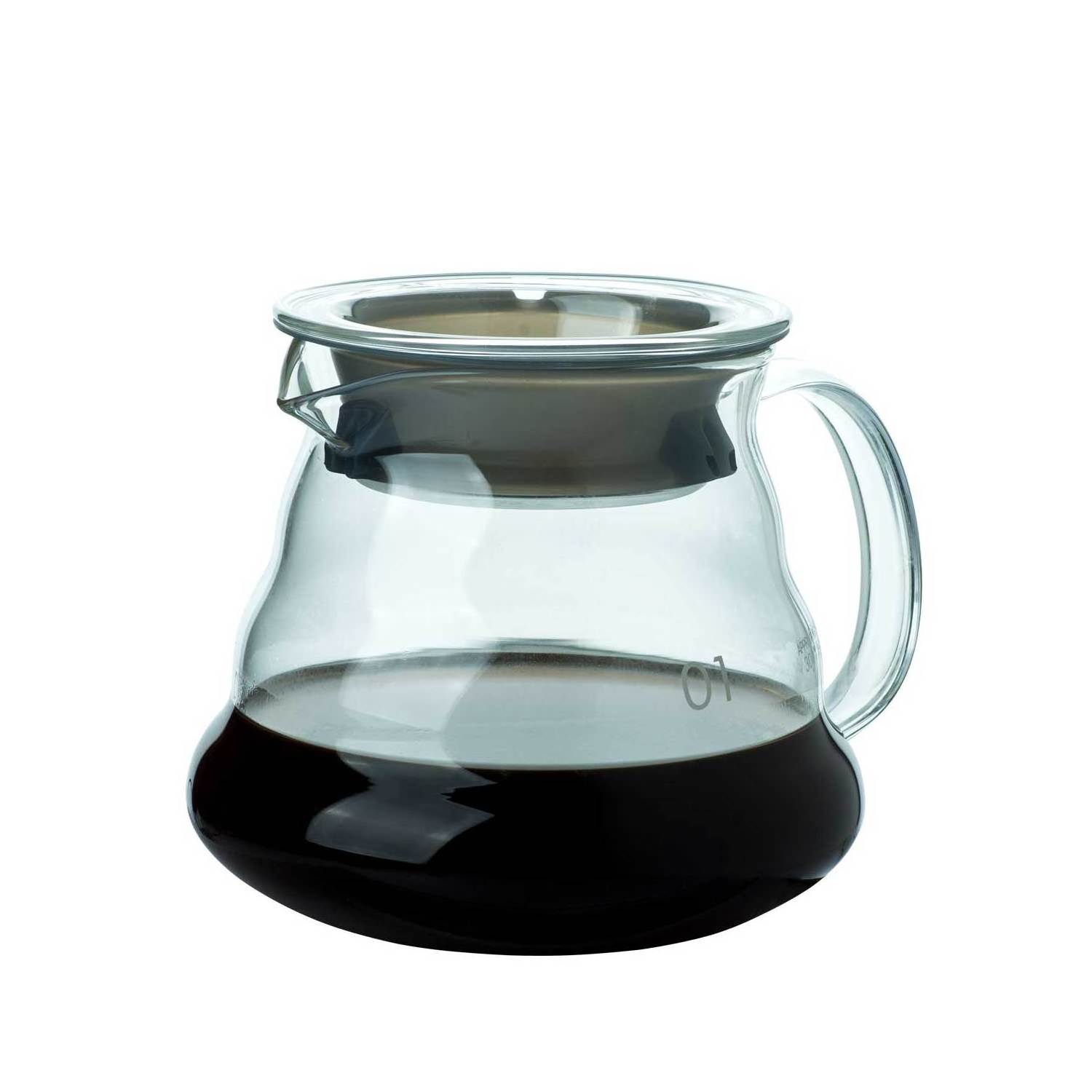 Manual Coffee Dripper Brewer Borosilicate Glass Pour Over Maker Coffee Server Carafe 400ml Glass Coffee Maker