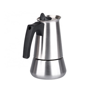 Classical High Quality Coffee pot Portable Moka Pot Coffee Maker Italian Moka Pot Stainless Steel