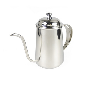 Tea Coffee Pot Brewing Coffee 350ml 600ml Stainless Steel Gooseneck Coffee Kettle Pot