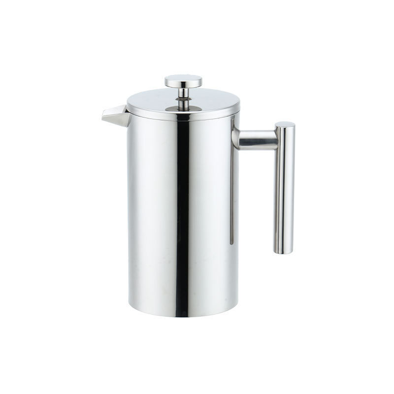 1000ml Double Wall Portable Travel 304 Stainless Steel Coffee Maker Prensa Francesa Cafeteras French Press Coffee French Press