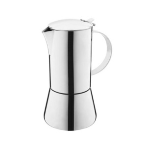 Induction Stovetop Stainless Steel Industrial Espresso Cafe Stovetop Espresso and Coffee Maker