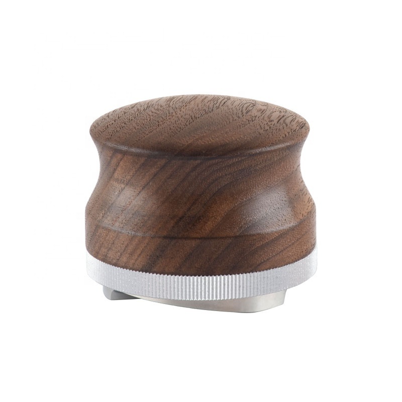 Barista Manual Distribution 52mm Coffee Espresso Tamper Wooden Force Calibrated Coffee Tamper