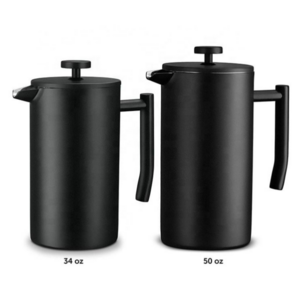 Insulated 304 Grade Stainless Steel French Press Coffee Maker Travel Mug 600 ml Wholesale French Press