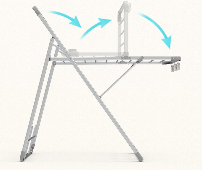 Wholesale Heavy Duty Standing Clothes Drying Rack Foldable Laundry Dryer Rack for Indoor and Outdoor