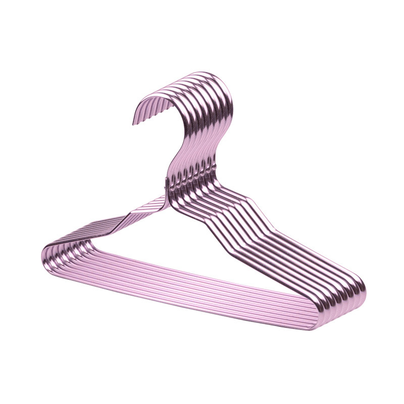 Factory price pink copper baby clothes hangers for kids