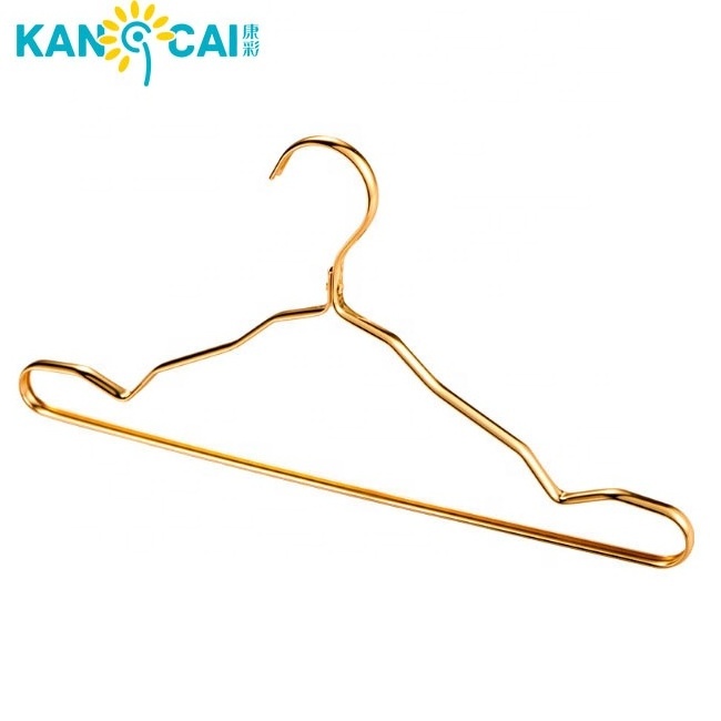 China Suppliers Non Slip Coat Hanger Brass Clothing Rack