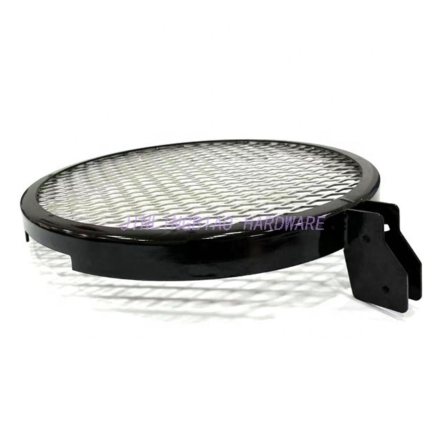 Outdoor Heavy Duty Fire Pit Round Grill BBQ Cooking Grate/ Barbecue Grill Net 304 Stainless Steel Round Non Stick BBQ Wire Mesh