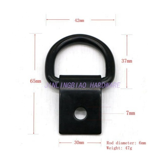 Black Hook Trailer Fixing Hook Boat Hook Swimming Ring Hook D-Shaped Hook/Connecting Hook/Rope Hook Accessory Hook